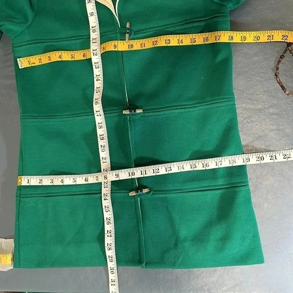 Vintage Butte Knot Toggle Jacket Green White Medium - Picture 12 of 14